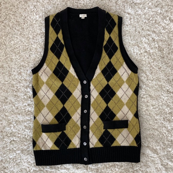 J. Crew Sweaters Vintage J Crew Argyle Vest Poshmark